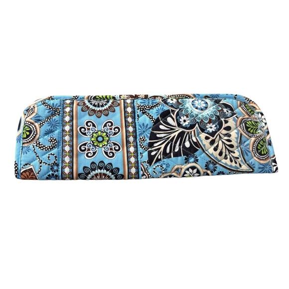 VERA BRADLEY Blue CURLING/ FLAT IRON COVER 12 x 4.25 EUC - Picture 2 of 2